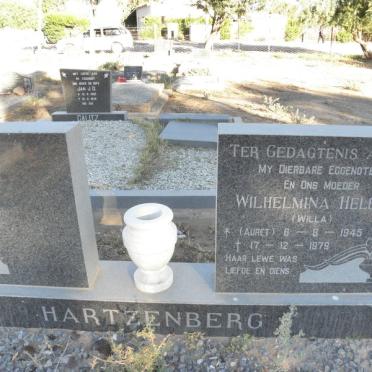 HARTZENBERG Wilhelmina Helena nee AURET 1945-1979