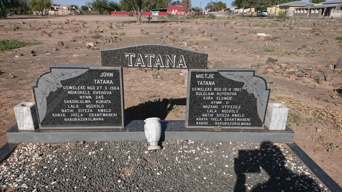 TATANA John -1964 &amp; Mietjie -1961