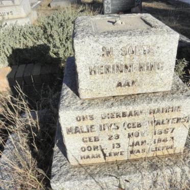 UYS Malie nee WALTERS 1867-1943
