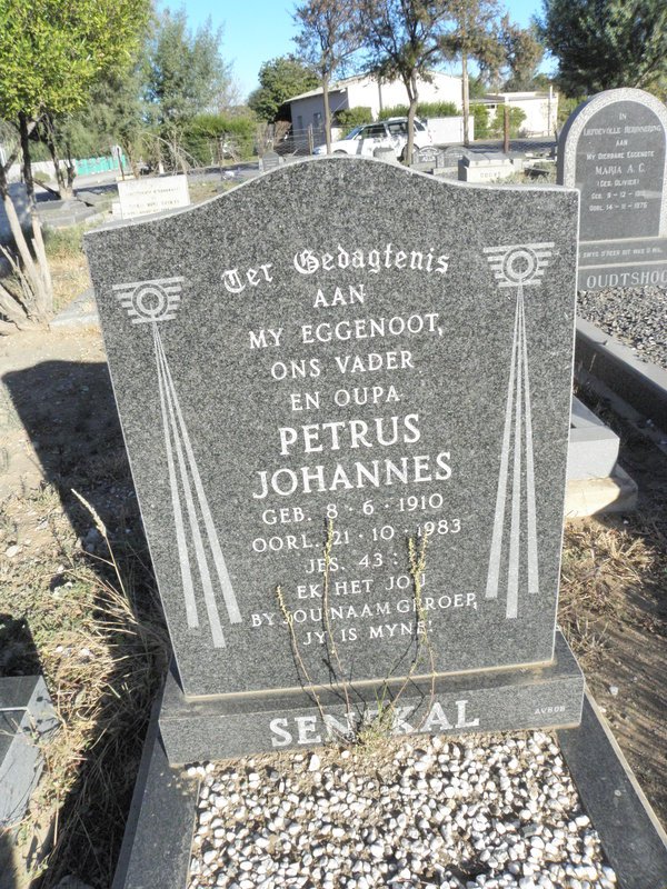 SENEKAL Petrus Johannes 1910-1983