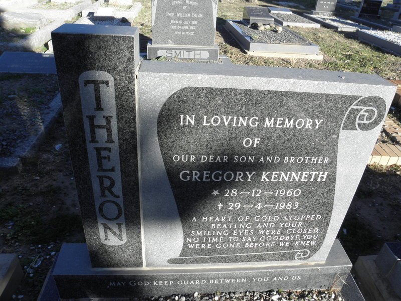 THERON Gregory Kenneth 1960-1983