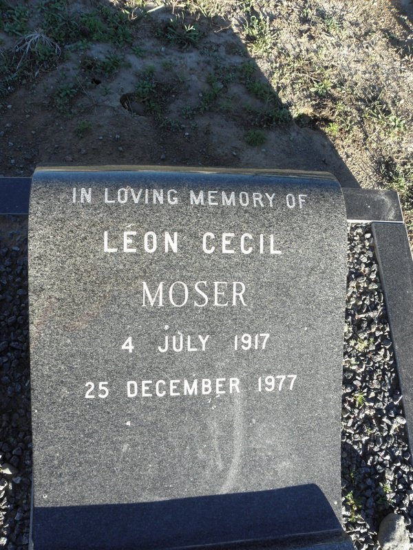 MOSER Leon Cecil 1917-1977