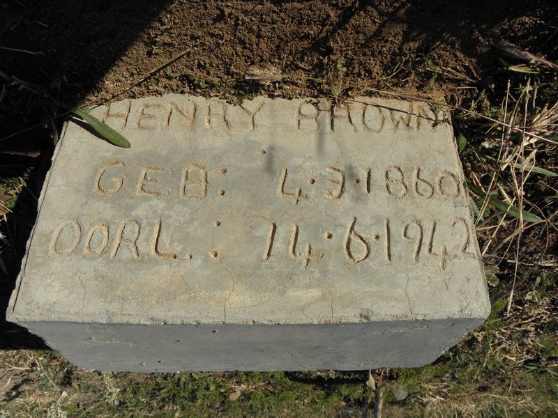 BROWN Henry 1860-1942