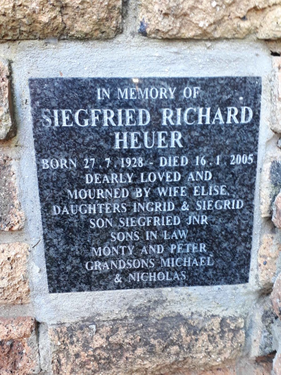 HEUER Siegfried Richard 1928-2005