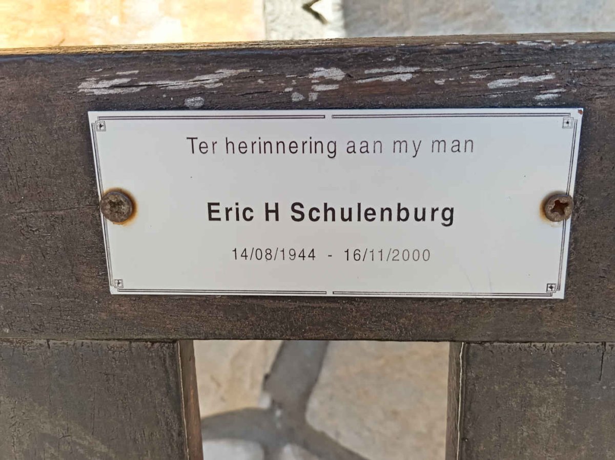 SCHULENBURG Eric H. 1944-2000
