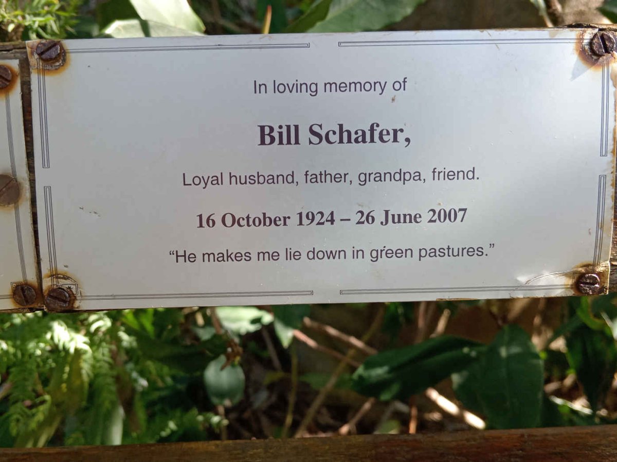 SCHAFER Bill 1924-2007