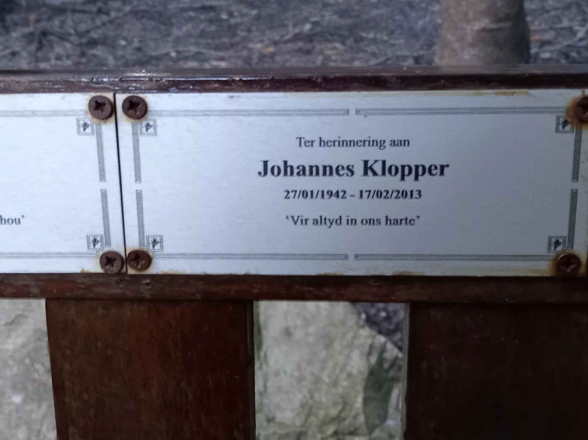 KLOPPER Johannes 1942-2013