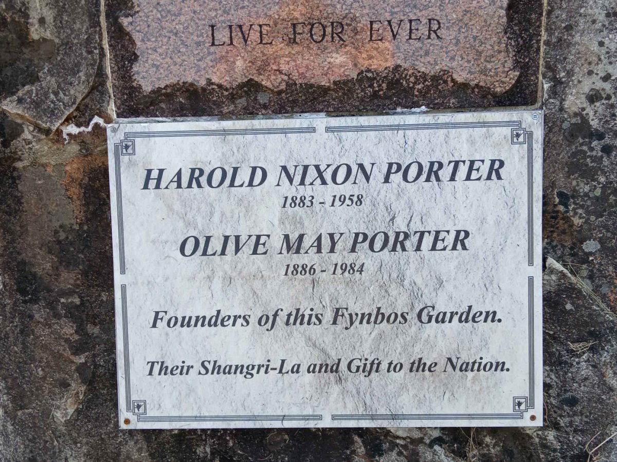 PORTER Harold Nixon 1883-1958 &amp; Olive May 1886-1984