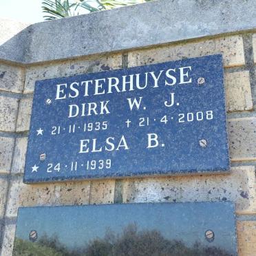ESTERHUYSE Dirk W.J. 1935-2008 &amp; Elsa B. 1939-