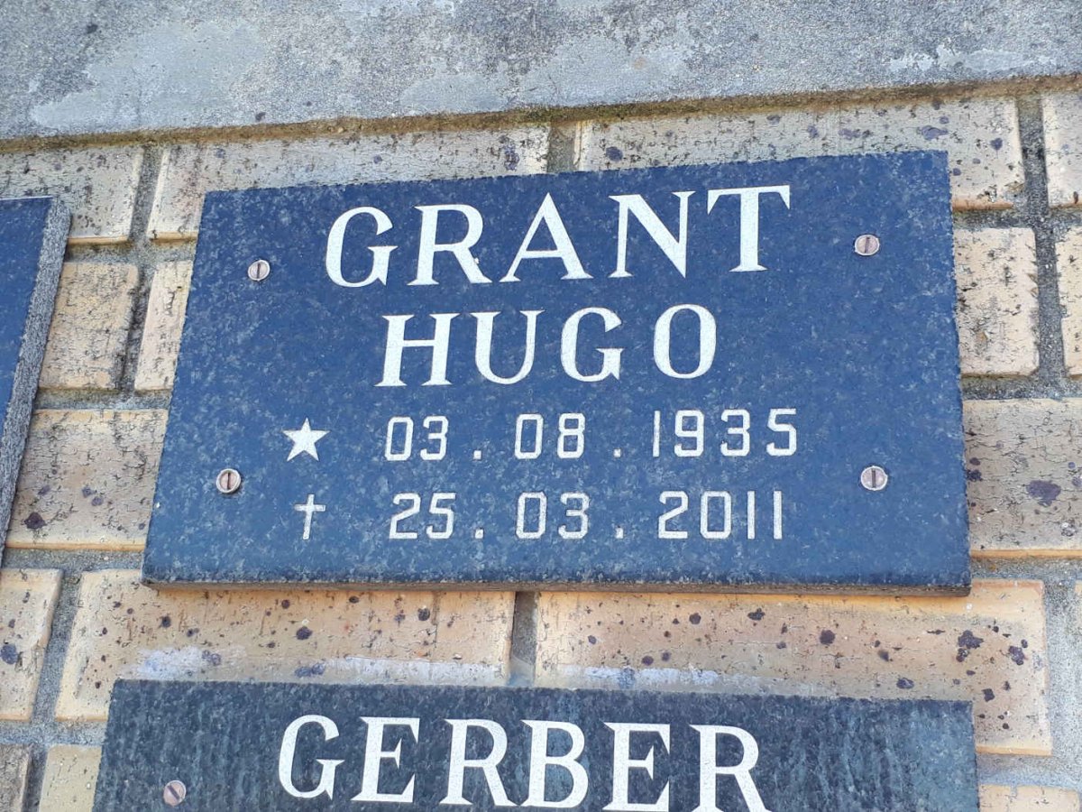 GRANT Hugo 1935-2011