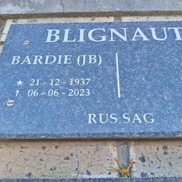BLIGNAUT J.B. 1937-2023