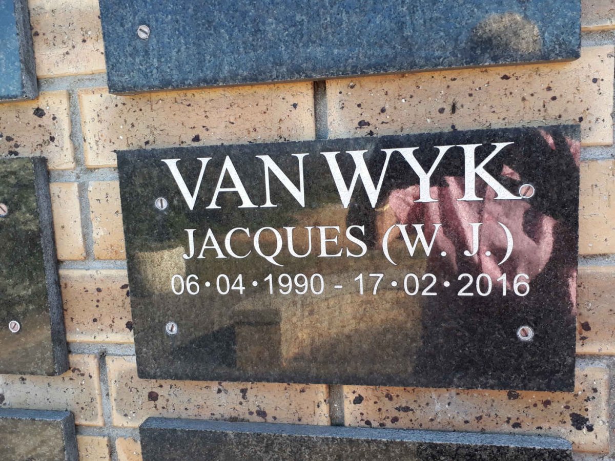 WYK Jacques W.J., van 1990-2016