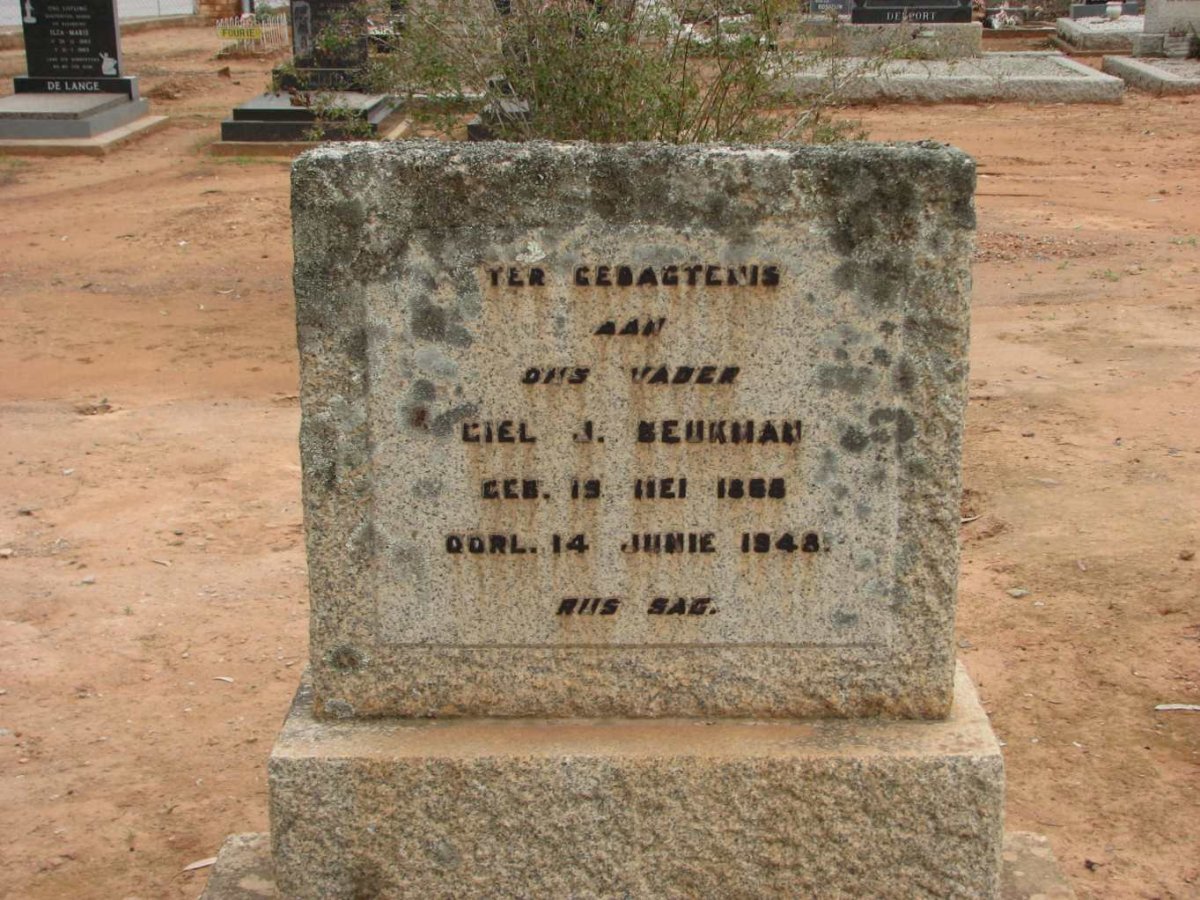BEUKMAN Giel J. 1868-1948