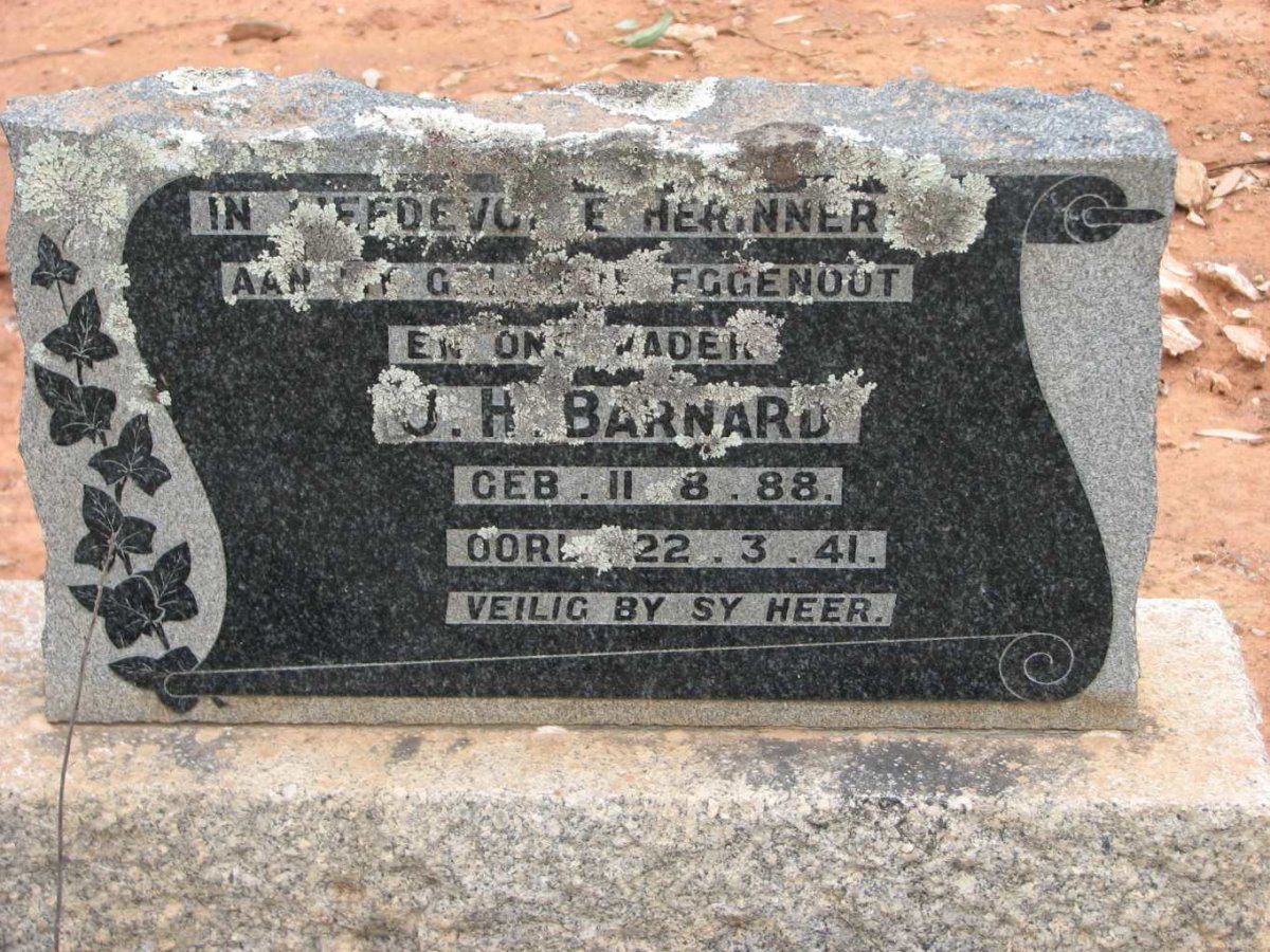BARNARD U.H. 1888-1941