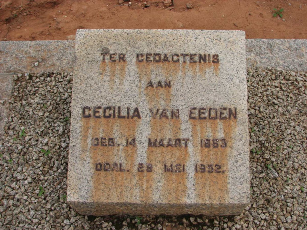 EEDEN Cecilia, van 1863-1952