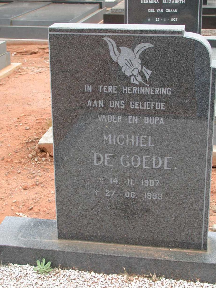 GOEDE Michiel, de 1907-1993