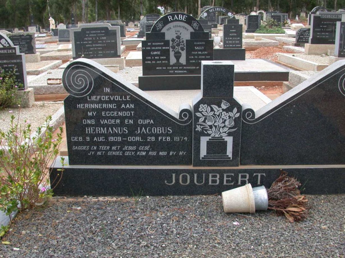 JOUBERT Hermanus Jacobus 1909-1974