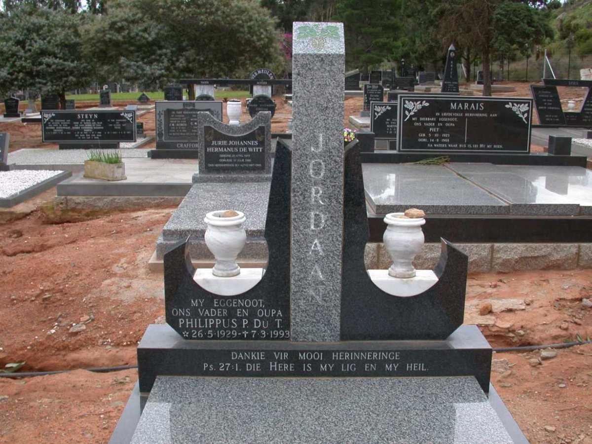 JORDAAN Philippus P. Du T. 1929-1993