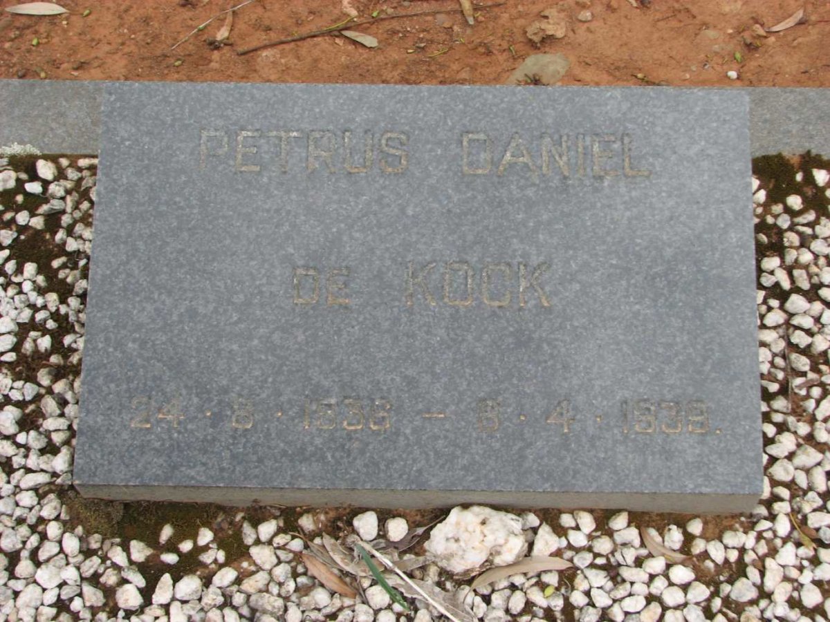KOCK Petrus Ganiel, de 1936-19??