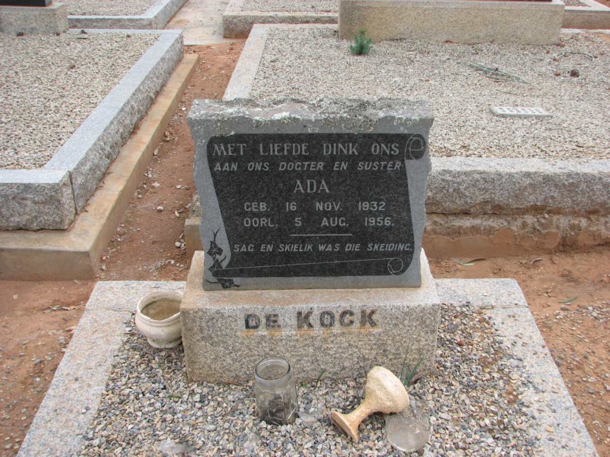 KOCK Ada, de 1932-1956