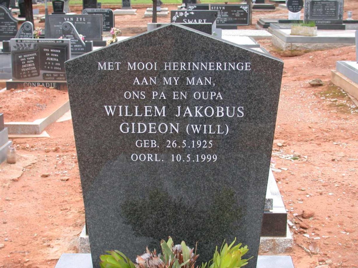 LATEGAN Willem Jakobus Gideon 1925-1999