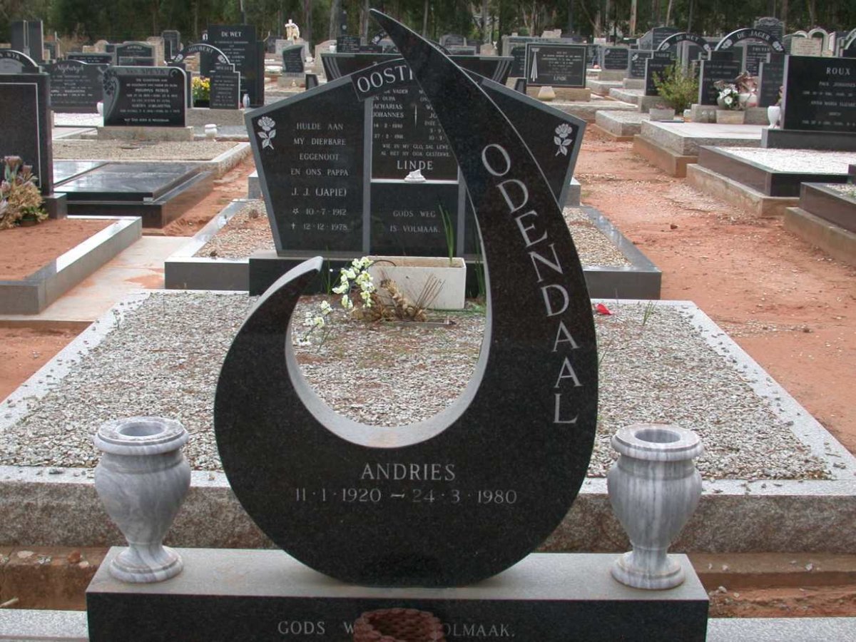 ODENDAAL Andries 1920-1980