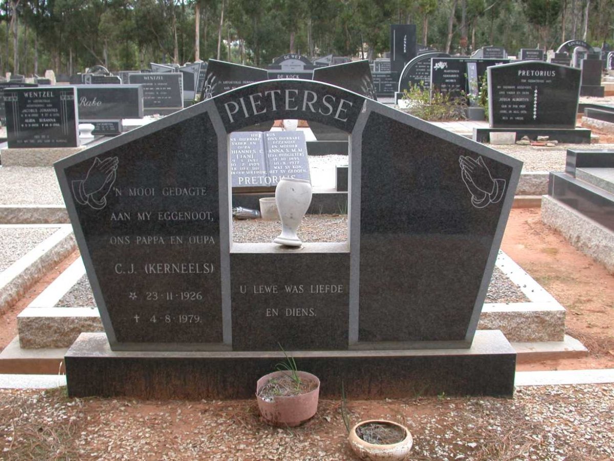 PIETERSE C.J. 1926-1979