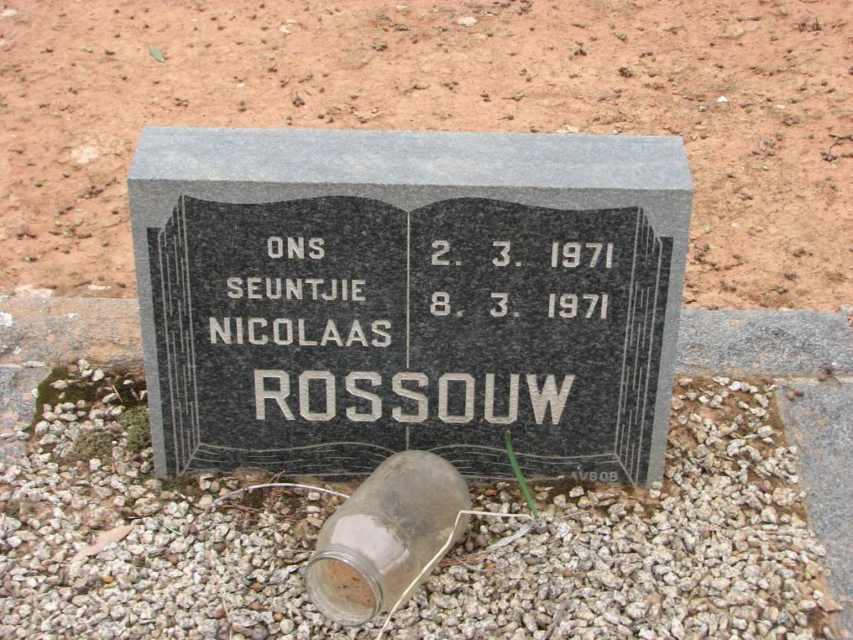 ROSSOUW Nicolaas 1971-1971