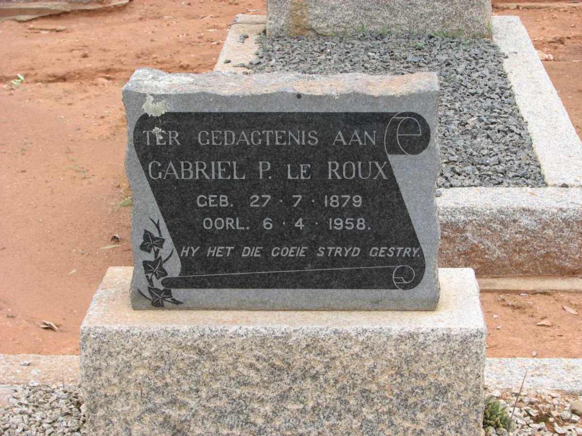 ROUX Gabriel P., le 1879-1958
