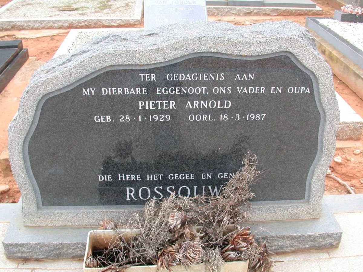 ROSSOUW Pieter Arnold 1929-1987