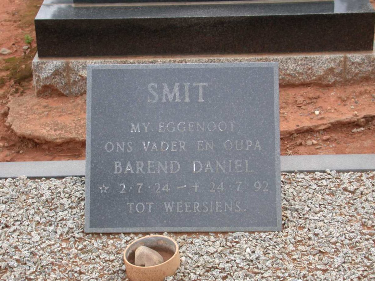 SMIT Barend Daniel 1924-1992