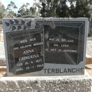 TERBLANCHE Anna Catherina 1877-1963