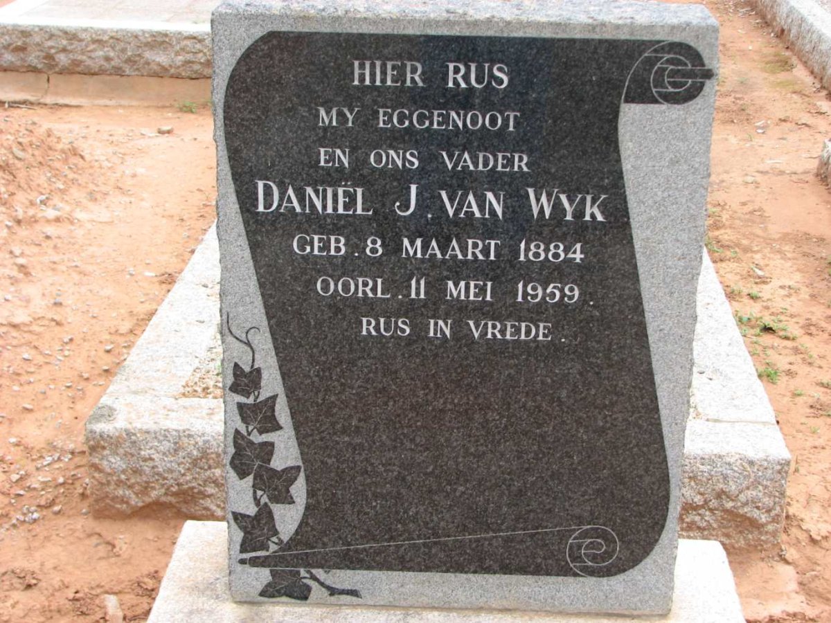 WYK Daniel J., van 1884-1959