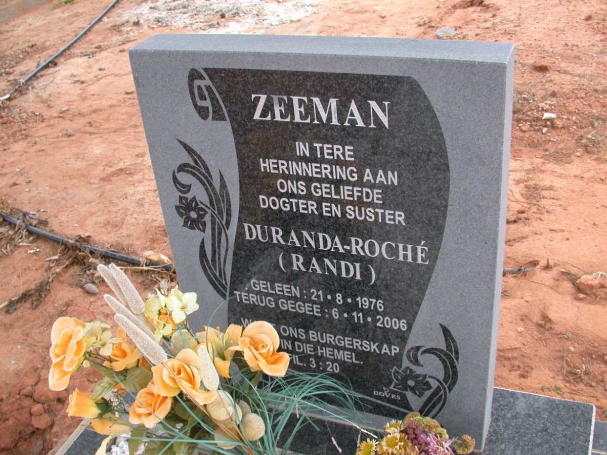 ZEEMAN Duranda-Roché 1976-2006