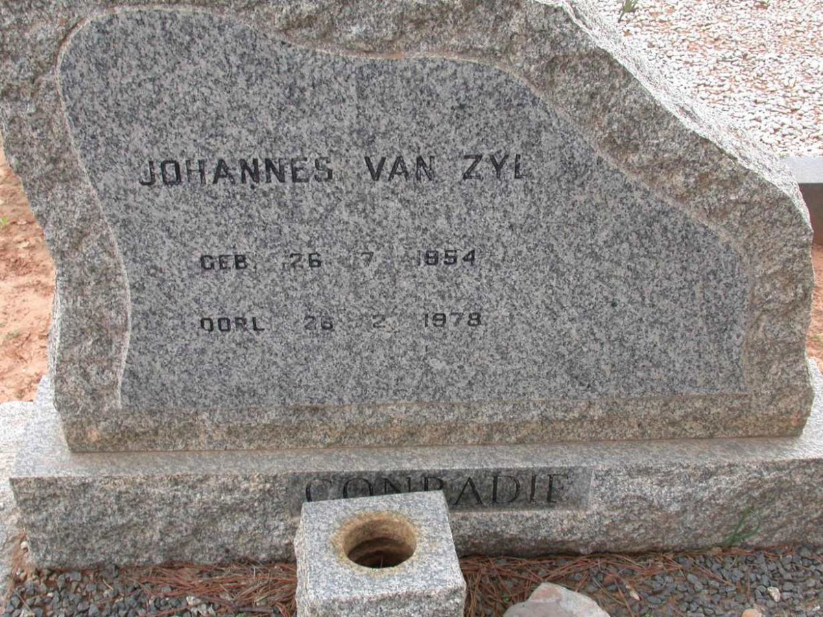 ZYL Johannes, van 1954-1978