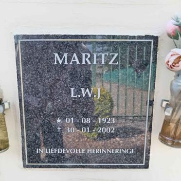 MARITZ L.W.J. 1923-2002