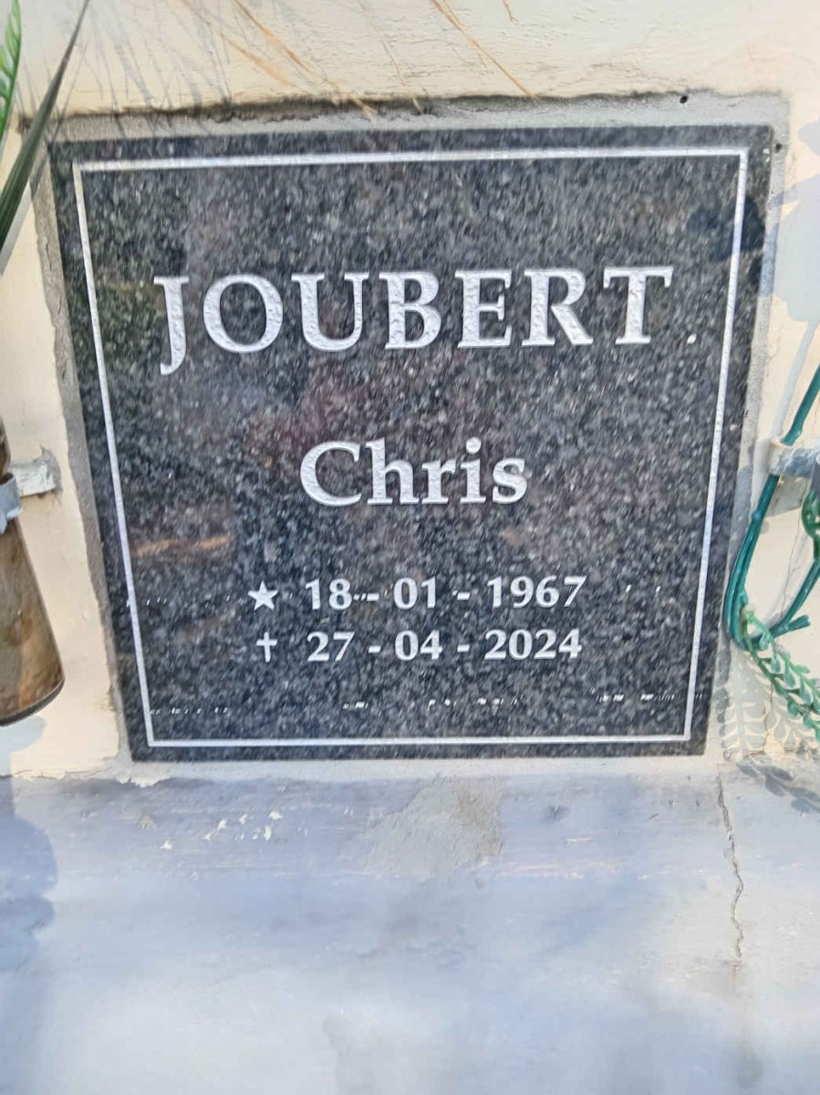 JOUBERT Chris 1967-2024