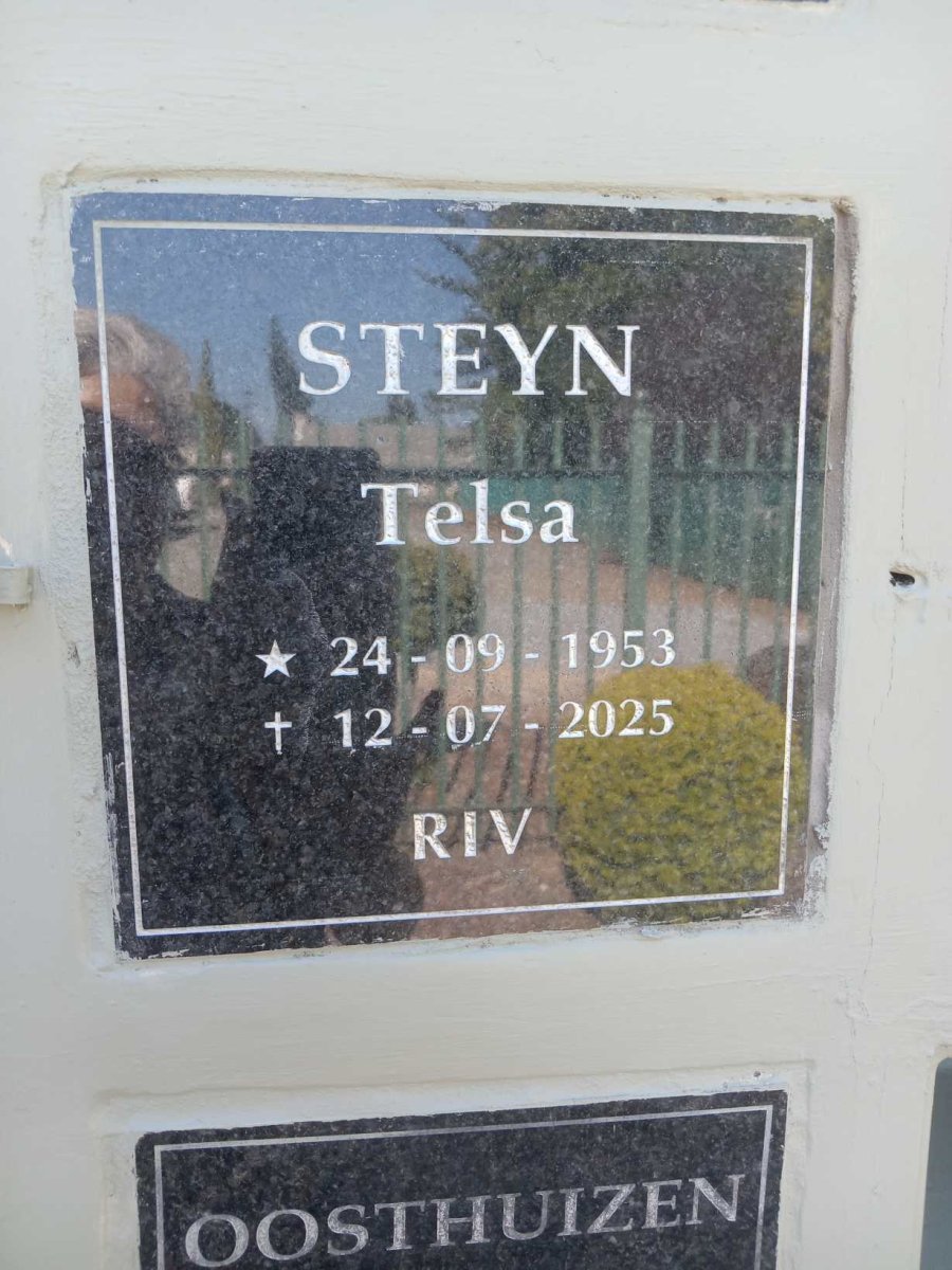 STEYN Telsa 1953-2025