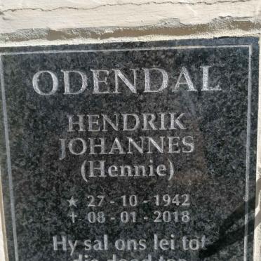 ODENDAL Hendrik Johannes
