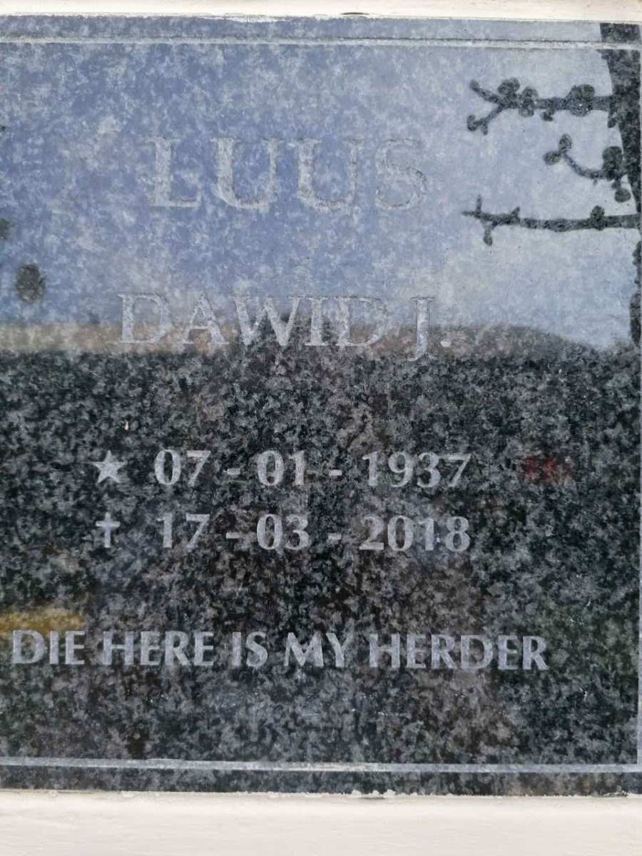 LUUS Dawid J. 1937-2018