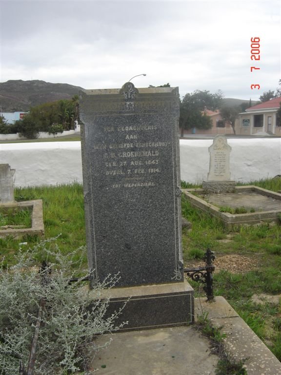 GROENEWALD G.D. 1843-1914