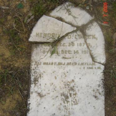 LOOCK Hendrik D. 1879-1911