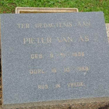 AS Pieter, van 1896-1968