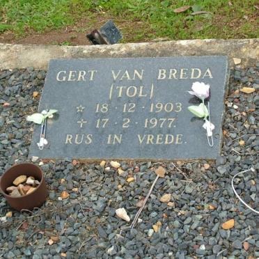 BREDA Gert, van 1903-1977