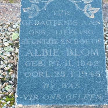 BLOM Albie 1942-1945