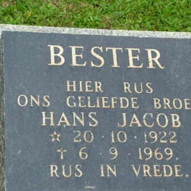 BESTER Hans Jacob 1922-1969