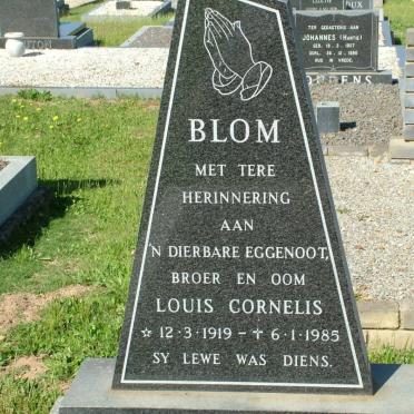 BLOM Louis Cornelis 1919-1985
