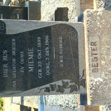 BESTER Miemie 1899-1966
