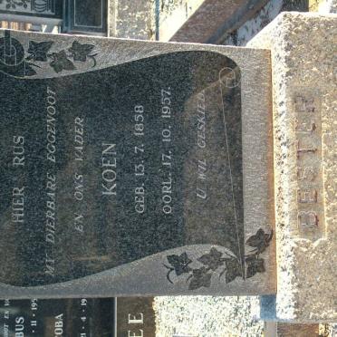 BESTER Koen 1858-1957