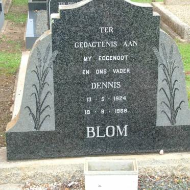 BLOM Dennis 1924-1968